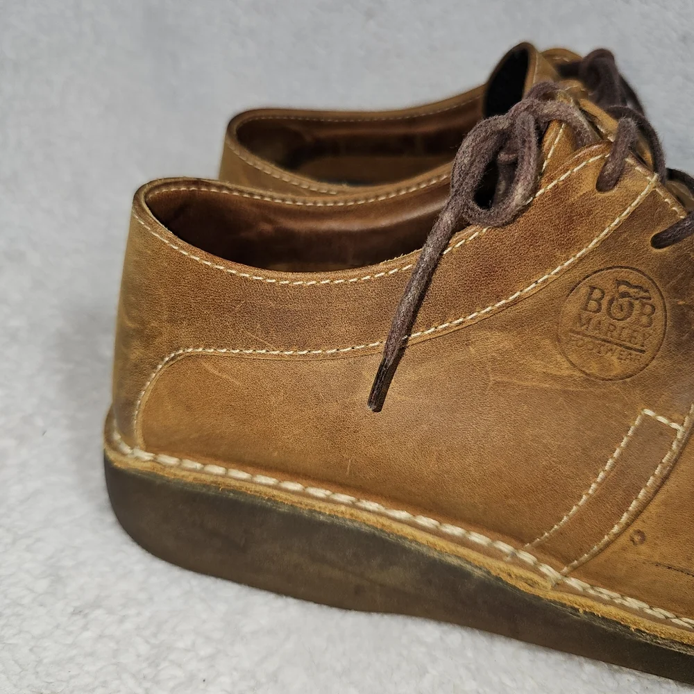 Vintage Bob Marley Brand Low Top Leather Shoe Size 7.5 - Picture 8 of 16